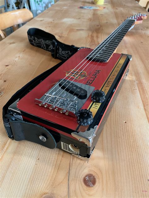 how to make an electric cigar box guitar for 25|solid body cigar box guitar.